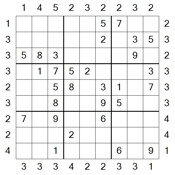 Skyscraper Sudoku - Moyen