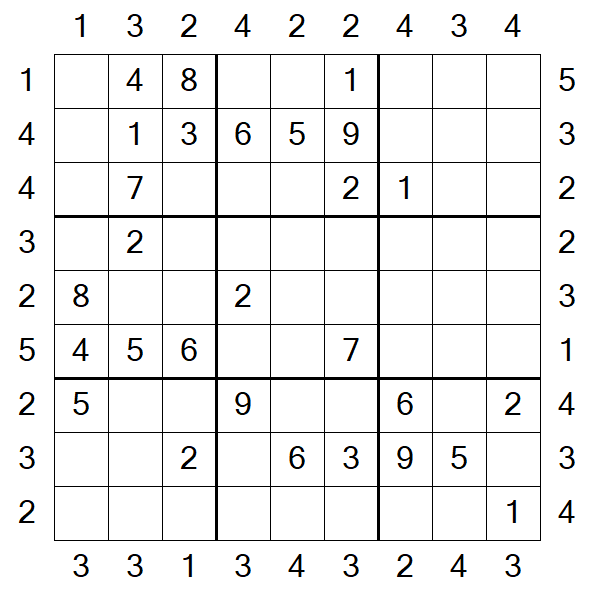 Skyscraper Sudoku - Moyen