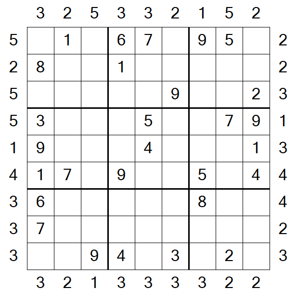 Skyscraper Sudoku - Moyen
