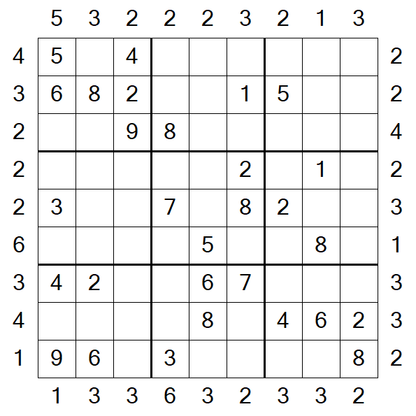 Skyscraper Sudoku - Moyen