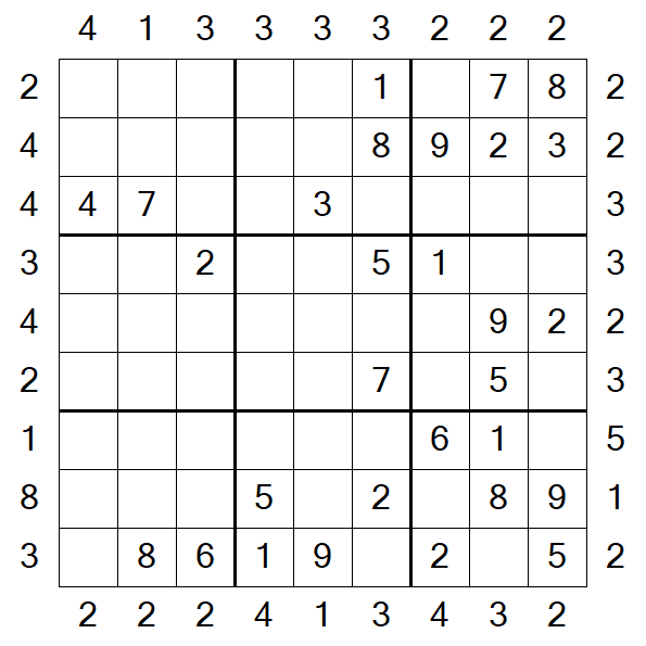 Skyscraper Sudoku - Medio