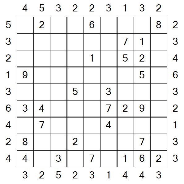 Skyscraper Sudoku - Moyen