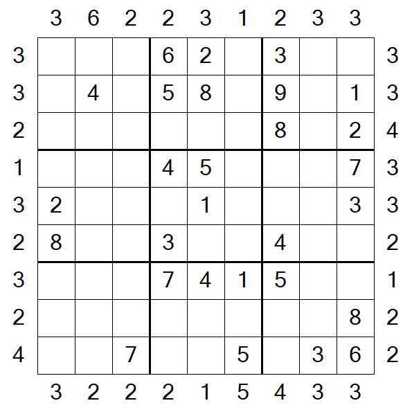 Skyscraper Sudoku - Medio