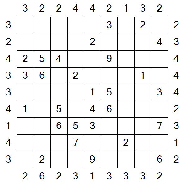 Skyscraper Sudoku - Medio