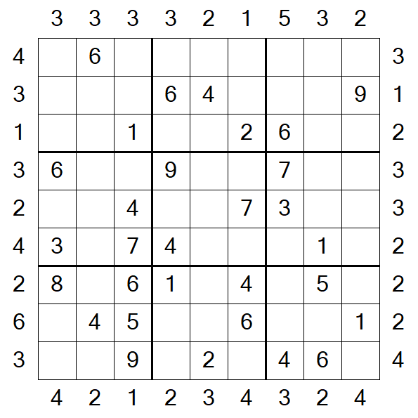Skyscraper Sudoku - Medio