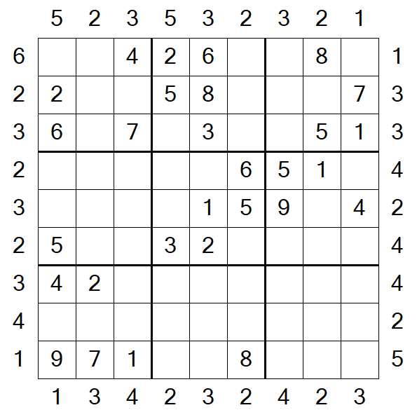 Skyscraper Sudoku - Moyen