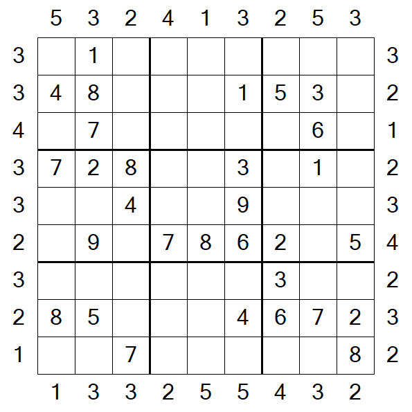 Skyscraper Sudoku - Moyen