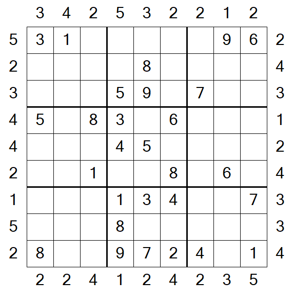 Skyscraper Sudoku - Medio