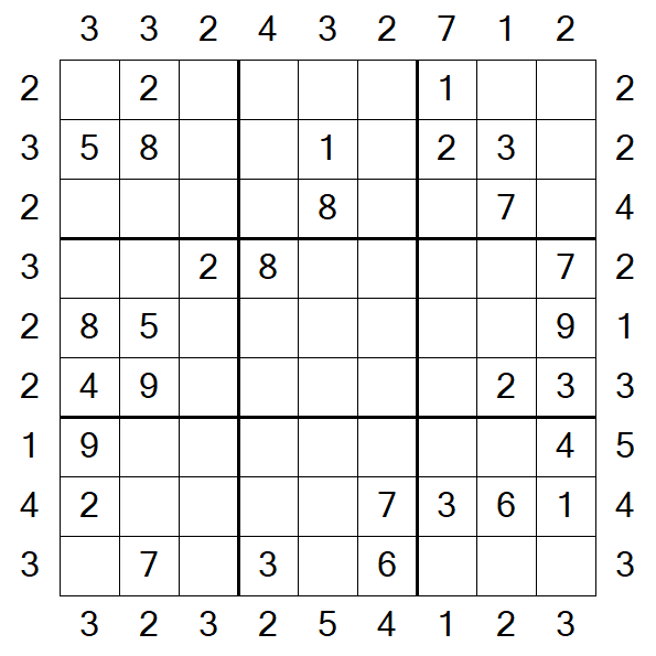 Skyscraper Sudoku - Medio