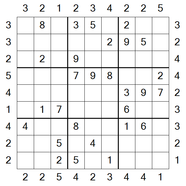 Skyscraper Sudoku - Medio