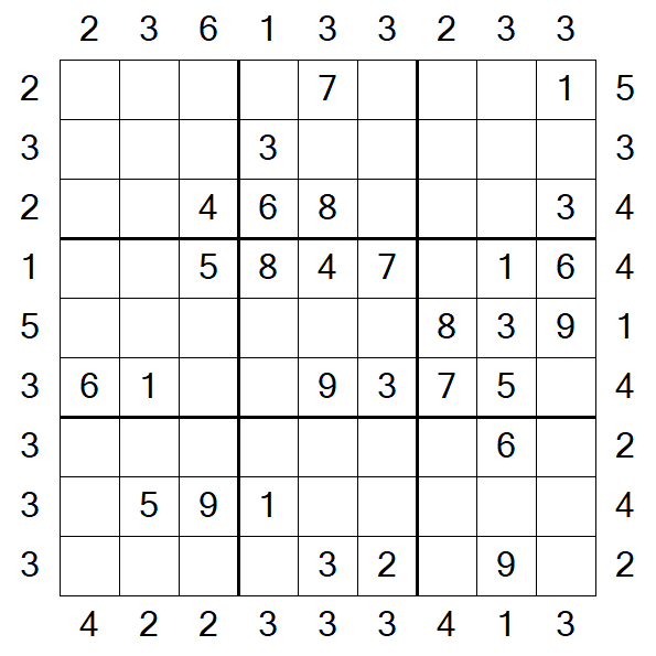 Skyscraper Sudoku - Moyen