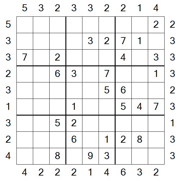 Skyscraper Sudoku - Moyen