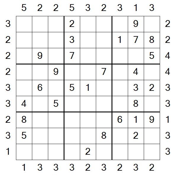 Skyscraper Sudoku - Moyen