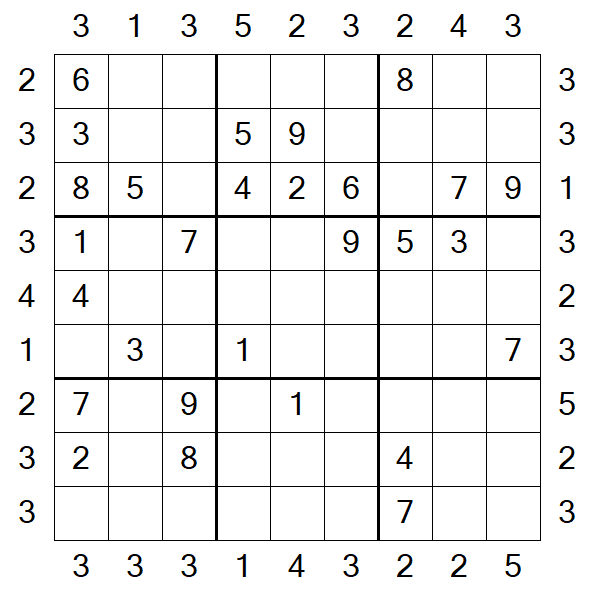 Skyscraper Sudoku - Medium