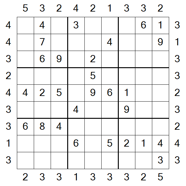 Skyscraper Sudoku - Medium