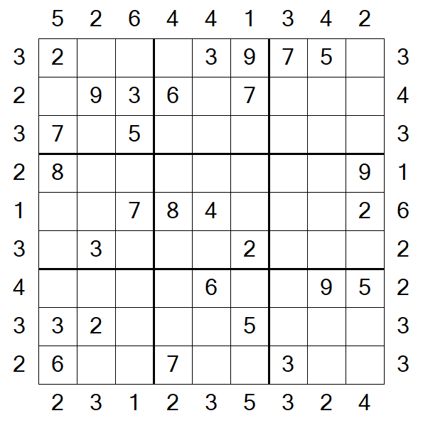 Skyscraper Sudoku - Médio