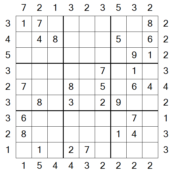 Skyscraper Sudoku - Médio