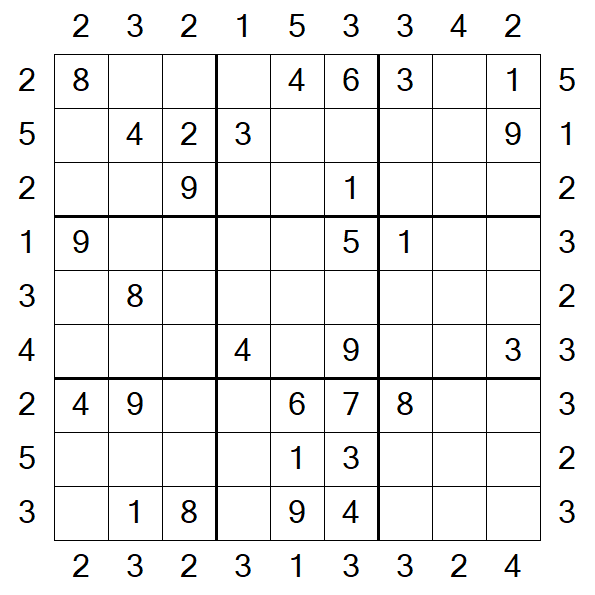 Skyscraper Sudoku - Moyen