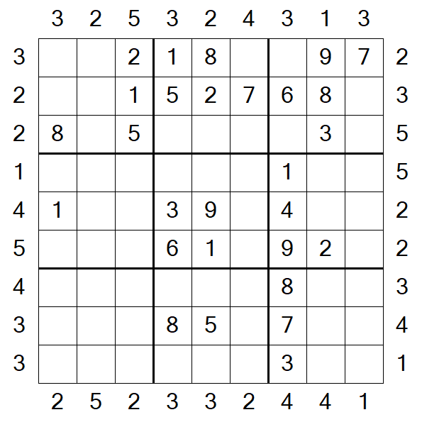 Skyscraper Sudoku - Medio
