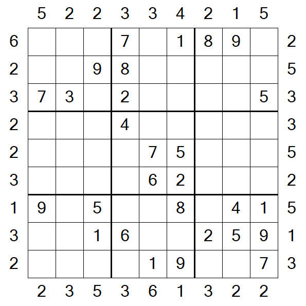 Skyscraper Sudoku - Médio