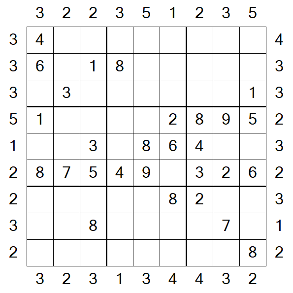 Skyscraper Sudoku - Medium
