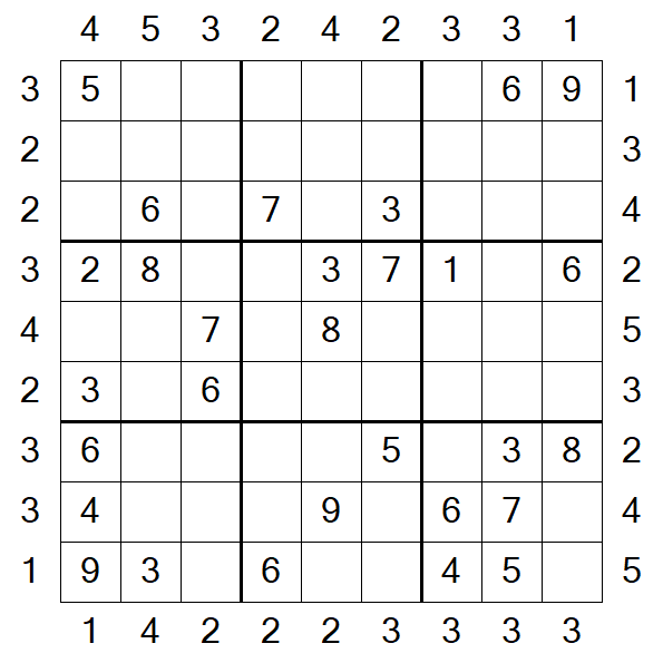 Skyscraper Sudoku - Medium