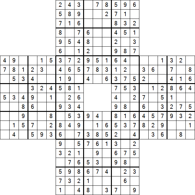 Sohei Sudoku - Einfach