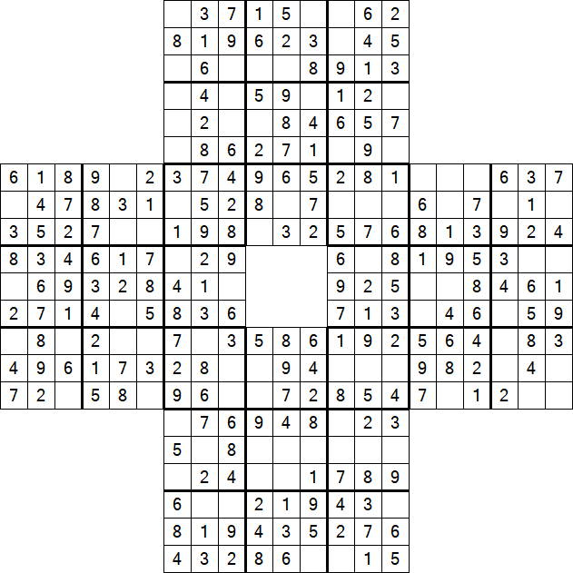 Sohei Sudoku - Easy