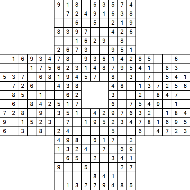 Sohei Sudoku - Einfach