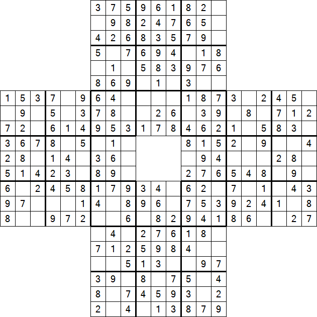 Sohei Sudoku - Easy