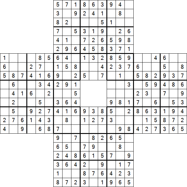Sohei Sudoku - Easy