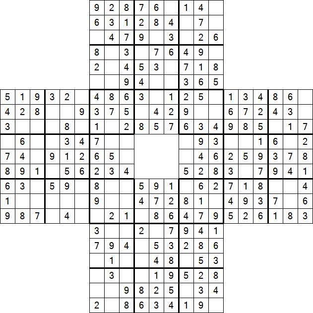 Sohei Sudoku - Einfach