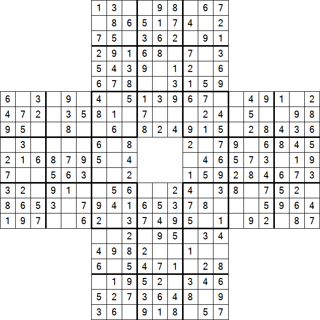 Sohei Sudoku - Simple