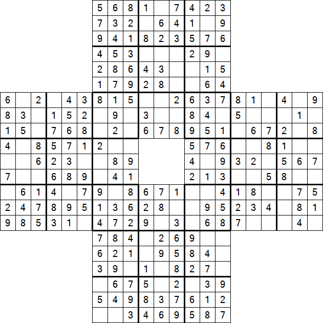 Sohei Sudoku - Easy