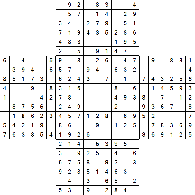 Sohei Sudoku - Simple