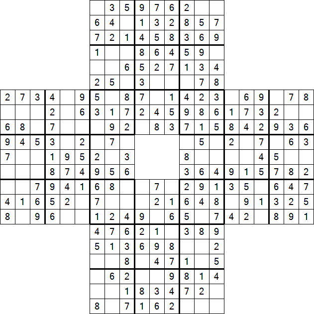 Sohei Sudoku - Easy