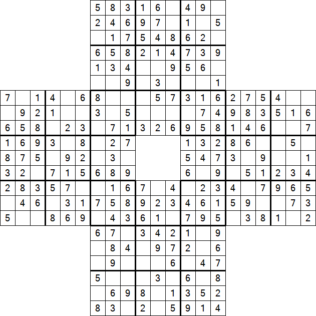 Sohei Sudoku - Einfach