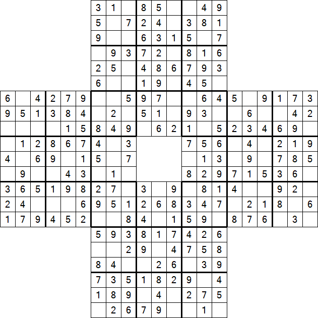 Sohei Sudoku - Easy