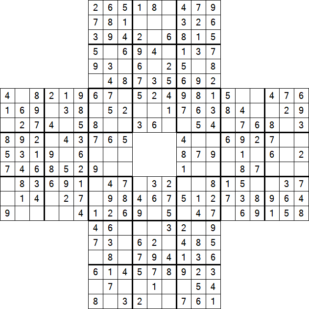 Sohei Sudoku - Easy