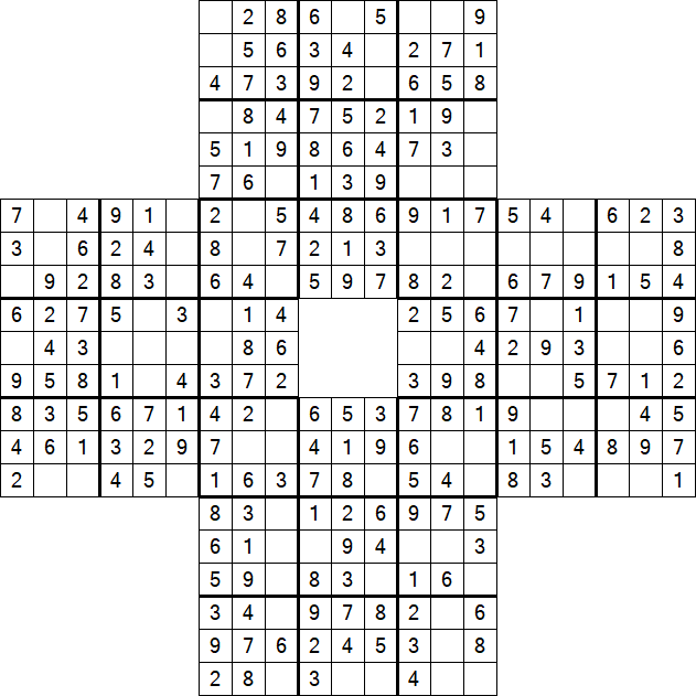 Sohei Sudoku - Easy
