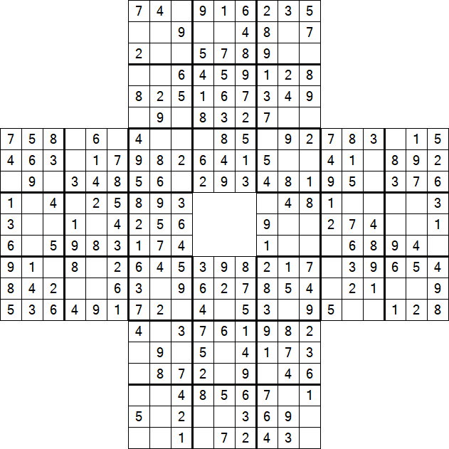 Sohei Sudoku - Easy