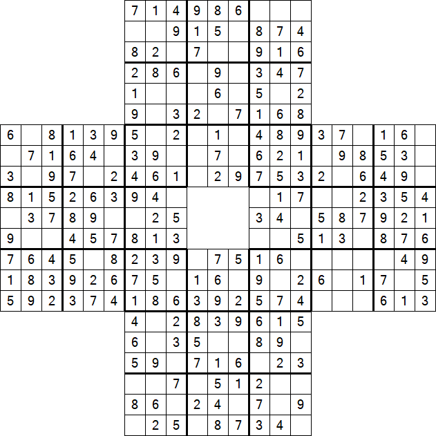 Sohei Sudoku - Einfach