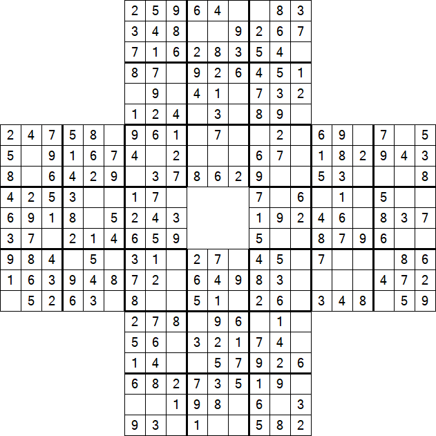 Sohei Sudoku - Easy