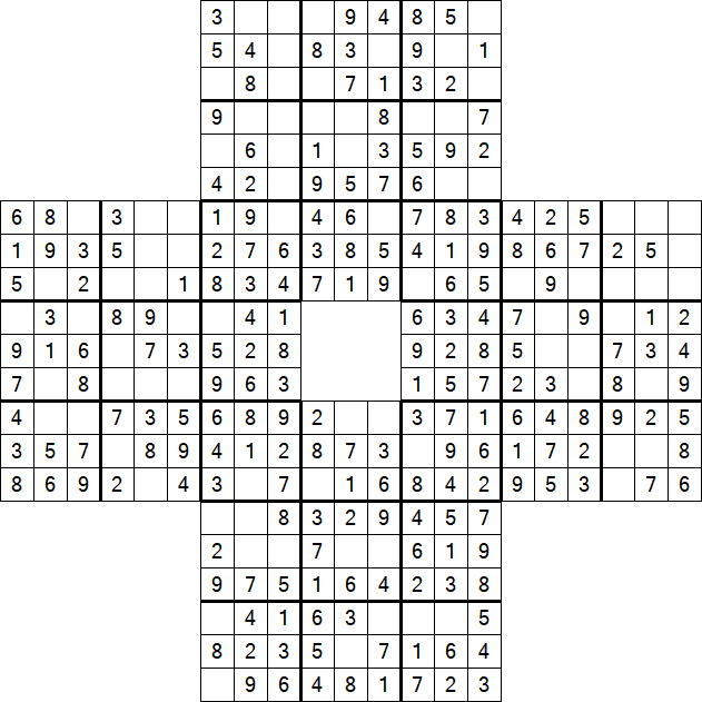 Sohei Sudoku - Easy