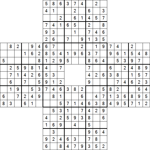 Sohei Sudoku - Easy
