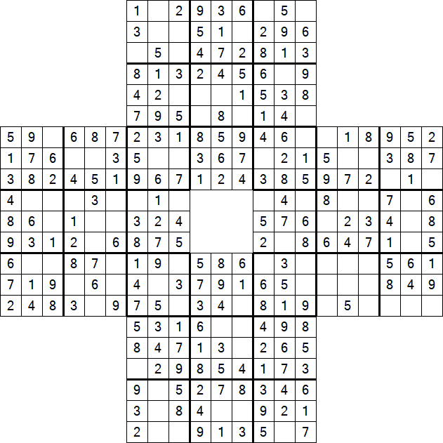 Sohei Sudoku - Easy