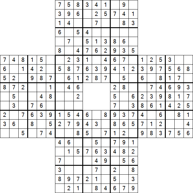 Sohei Sudoku - Easy