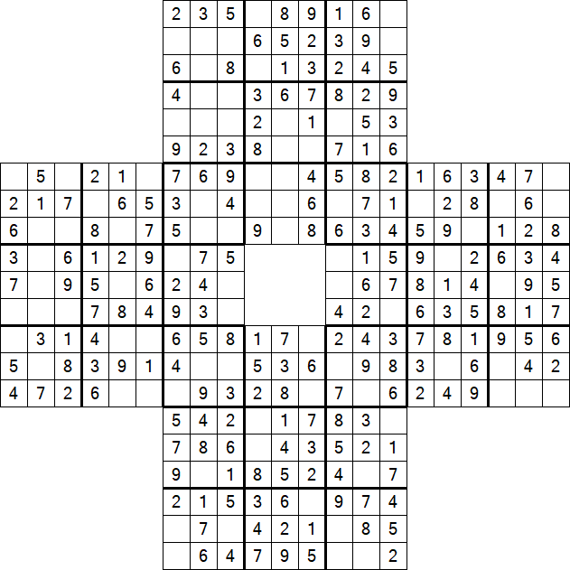 Sohei Sudoku - Easy
