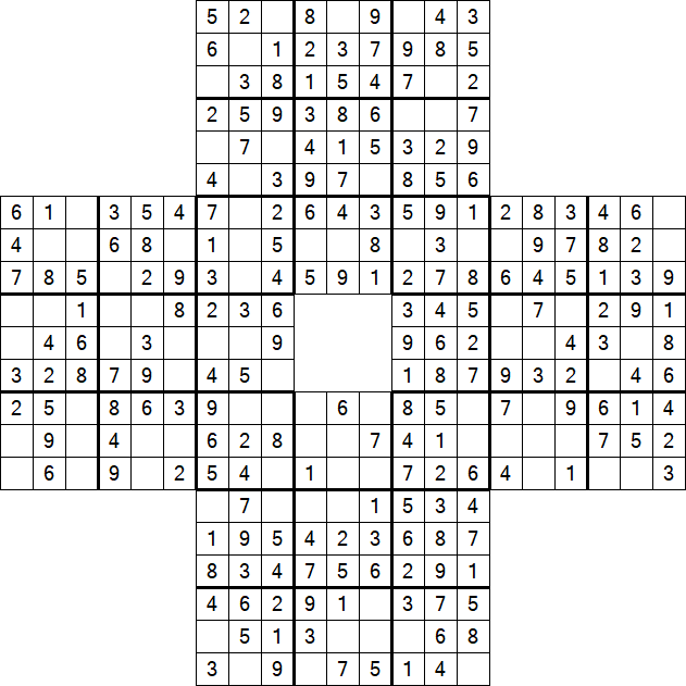 Sohei Sudoku - Easy
