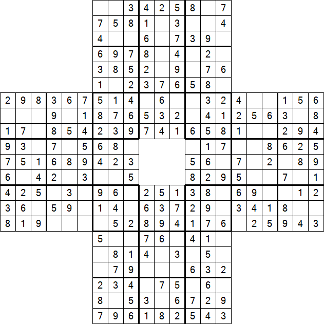 Sohei Sudoku - Easy